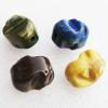 Solid Acrylic Beads, Mix color 18x23mm hole:3mm, Sold by Bag