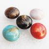 Solid Acrylic Beads, Mix color Flat Round 17x11mm hole:2mm, Sold by Bag