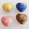 Solid Acrylic Beads, Mix color Heart 18x20mm hole:2.5mm, Sold by Bag