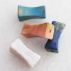 Solid Acrylic Beads, Mix color pillow 30x15mm hole:3mm, Sold by Bag