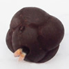 Imitate Wood Acrylic Beads, 10mm Hole:1.5mm, Sold by Bag