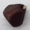 Imitate Wood Acrylic Beads, 13x13mm Hole:2mm, Sold by Bag