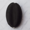 Imitate Wood Acrylic Beads, Flat Oval 15x9mm Hole:1.5mm, Sold by Bag