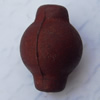 Imitate Wood Acrylic Beads, Lantern 17x12mm Hole:2.5mm, Sold by Bag