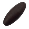 Imitate Wood Acrylic Beads, Oval 30x12mm Hole:2mm, Sold by Bag