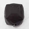 Imitate Wood Acrylic Beads, Cube 13x15mm Hole:2.5mm, Sold by Bag