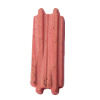 Imitate Wood Acrylic Beads, Tube 25x9mm Hole:2mm, Sold by Bag