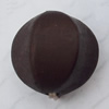 Imitate Wood Acrylic Beads, Fluted Round 14mm Hole:2mm, Sold by Bag