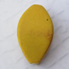 Imitate Wood Acrylic Beads, Faceted Oval 10x18mm Hole:2mm, Sold by Bag