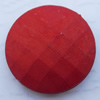 Imitate Wood Acrylic Beads, Faceted Flat Round 20x8mm Hole:1mm, Sold by Bag