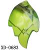 Leaf Acrylic Pendant/Drop 28x17mm Hole:1mm Sold by Bag