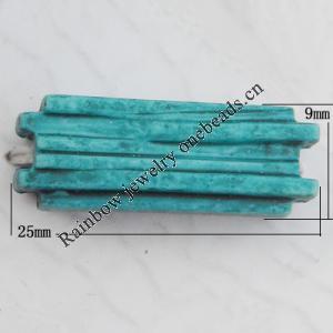 Imitate Gemstone Acrylic Beads, 9x25mm Hole:2mm, Sold by Bag