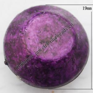Imitate Gemstone Acrylic Beads, 19x13mm Hole:1.5mm, Sold by Bag