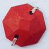 Imitate Wood Acrylic Connector Beads, 20x5mm Hole:2mm, Sold by Bag