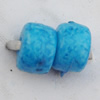 Imitate Gemstone Acrylic Beads, Spacer 5x3mm Hole:0.5mm, Sold by Bag