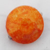 Imitate Gemstone Acrylic Beads, Faceted Flat Round 8mm Hole:0.5mm, Sold by Bag