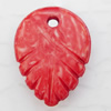 Imitate Gemstone Acrylic Beads, Leaf 15x20mm Hole:2mm, Sold by Bag