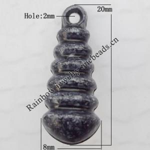 Imitate Gemstone Acrylic Beads, 8x20mm Hole:2mm, Sold by Bag