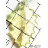 Leaf Acrylic Pendant/Drop 22x36mm Hole:1mm Sold by Bag