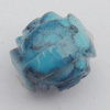 Imitate Gemstone Acrylic Beads, Round 8mm Hole:2mm, Sold by Bag