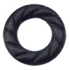 Imitate Wood Acrylic Beads, Donut O:24mm I:13mm, Sold by Bag