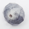 Imitate Gemstone Acrylic Beads, Faceted Flat Round 12mm Hole:2mm, Sold by Bag