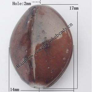 Imitate Gemstone Acrylic Beads, Edge Oval 14x17mm Hole:2mm, Sold by Bag