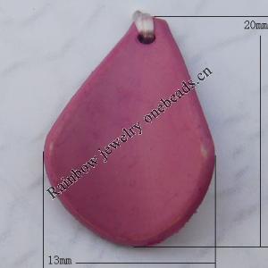 Imitate Wood Acrylic Beads, Leaf 13x20mm Hole:1mm, Sold by Bag