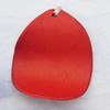 Imitate Wood Acrylic Beads, Leaf 24x28mm Hole:1.5mm, Sold by Bag