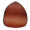 Imitate Wood Acrylic Beads, Leaf 34x36mm Hole:2mm, Sold by Bag