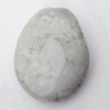 Imitate Gemstone Acrylic Beads, Flat Teardrop 19x24mm Hole:2mm, Sold by Bag