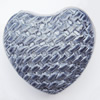 Imitate Gemstone Acrylic Beads, Heart 25x23mm Hole:3mm, Sold by Bag