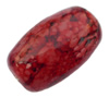  Imitate Jade Painted Acrylic Beads,Drum 27x17mm Hole:2mm, Sold by Bag