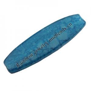  Imitate Jade Painted Acrylic Beads, Flat Drum 40x11mm Hole:2mm, Sold by Bag