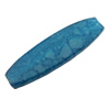  Imitate Jade Painted Acrylic Beads, Flat Drum 40x11mm Hole:2mm, Sold by Bag