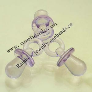 Transparent Acrylic Beads 15x31mm Sold by Bag
