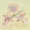 Transparent Acrylic Beads 20x27mm Sold by Bag