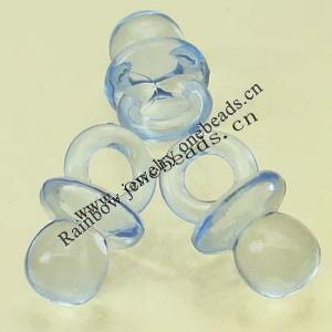 Transparent Acrylic Beads 12x21mm Sold by Bag