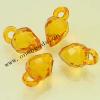 Transparent Acrylic Beads Faceted Teardrop 10x16mm Sold by Bag