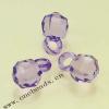 Transparent Acrylic Beads Faceted Round 10x16mm Sold by Bag