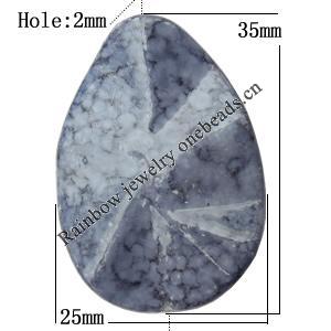 Imitate Gemstone Acrylic Beads, 25x35mm Hole:2mm, Sold by Bag
