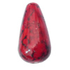 Imitate Gemstone Acrylic Beads, Teardrop 29x15mm Hole:3mm, Sold by Bag