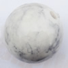 Imitate Gemstone Acrylic Beads, Round 24mm Hole:4mm, Sold by Bag