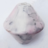 Imitate Gemstone Acrylic Beads, Bicone 29x28mm Hole:4mm, Sold by Bag