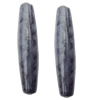 Imitate Gemstone Acrylic Beads, Tube 6x27mm Hole:1mm, Sold by Bag