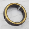   Antique Copper Acrylic Beads Donut O:15mm I:11mm T:4mm Hole:1.5mm, Sold by Bag
