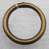   Antique Copper Acrylic Beads Donut O:33mm I:24mm, Sold by Bag