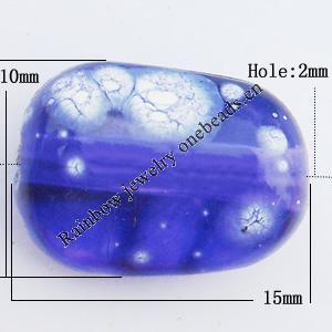 Imitate Gemstone Acrylic Beads, Oval 15x10mm Hole:2mm, Sold by Bag