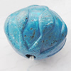 Imitate Gemstone Acrylic Beads, Flat Round 19x23x23mm Hole:3mm, Sold by Bag