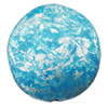 Imitate Gemstone Acrylic Beads, Flat Oval 32x39mm Hole:2mm, Sold by Bag